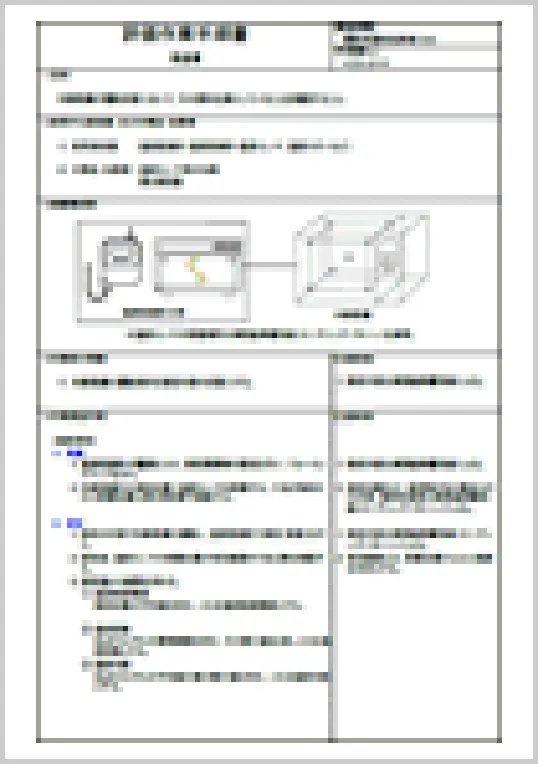評価作業手順書